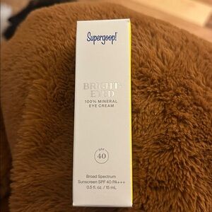 Supergoop! Bright-Eyed Mineral Eye Cream - White and Yellow